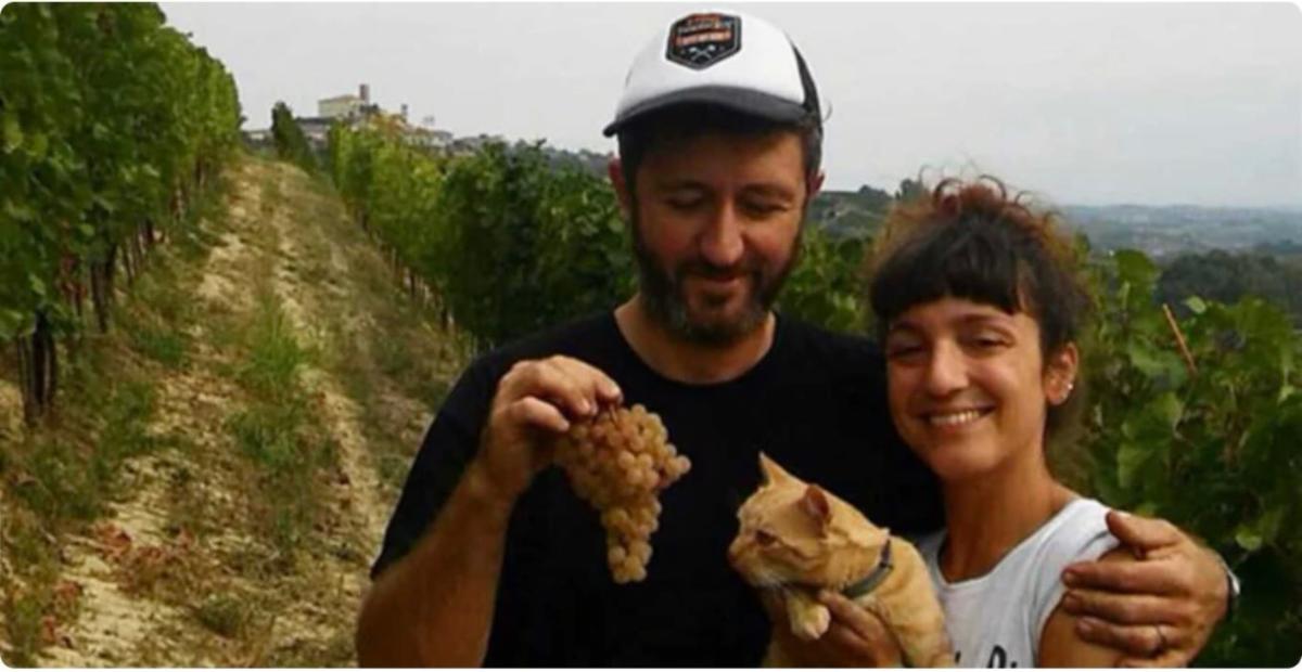 Luca Faccenda and his wife Carolina Roggero