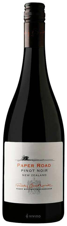 Paper Road wine bottle